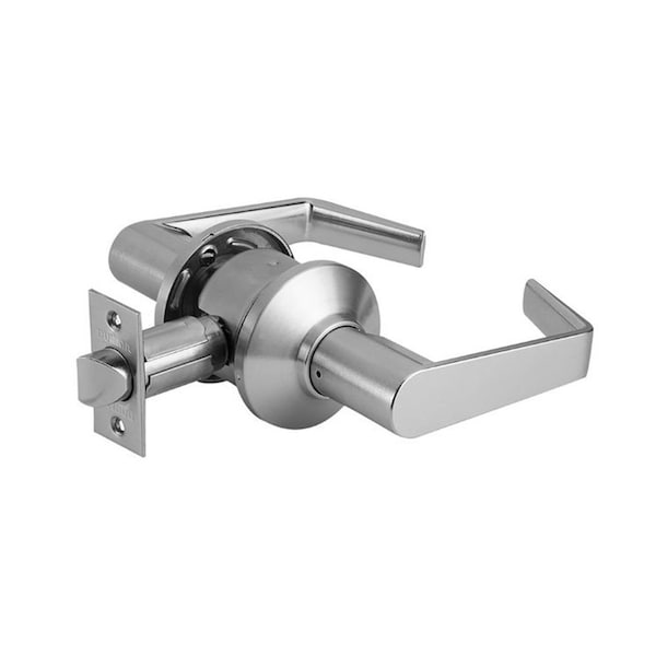 Single Dummy Grade 2 Cylindrical Lock with LC Lever Satin Chrome Finish